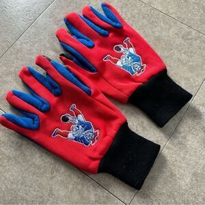 Forever Collectibles New England Patriots red blue Football team gloves